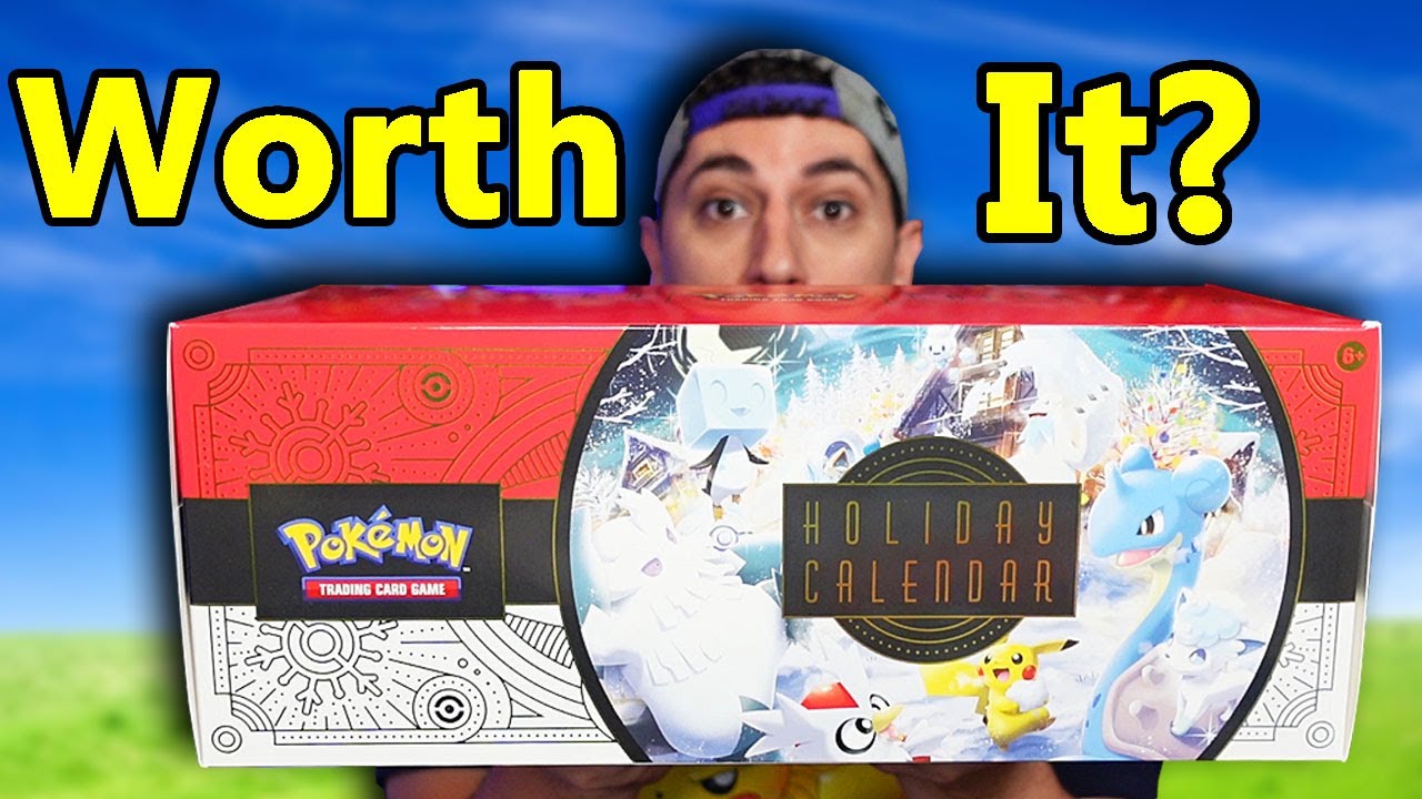 ЭПИЧЕСКИЕ вещи внутри! Открываем коробку с праздничным календарём Pokemon TCG