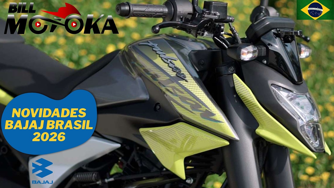 De 2 a 3 novas MOTOS da BAJAJ no BRASIL ainda em 2026 e comemoração de 50 mil motos emplacadas.