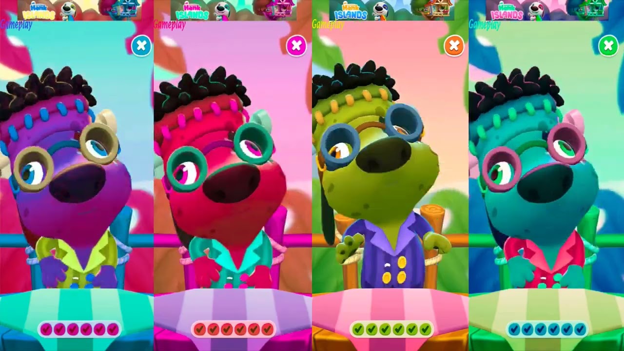 Colors Reaction My Talking Hank Islands Halloween Update  Android iOS Gameplay HD