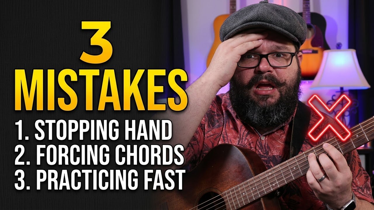 3 ошибки, которые допускает каждый начинающий гитарист