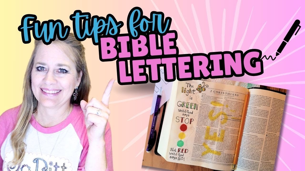 Easy Bible Journaling Tips to Make Your Lettering More Fun: 7 Ideas for Beginners