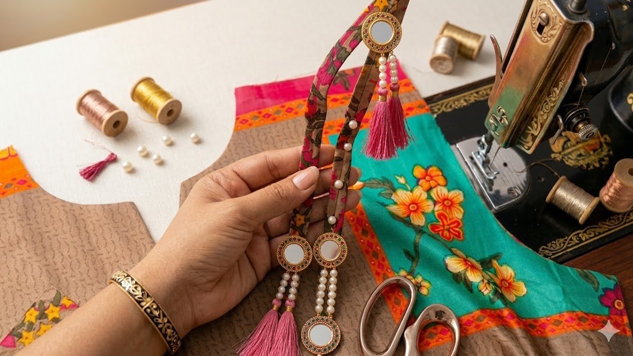 Very Easy Neck Design Stitchign Ideal Best Stitchign Tips | Kurti Neck Design Cutting and Stitchign