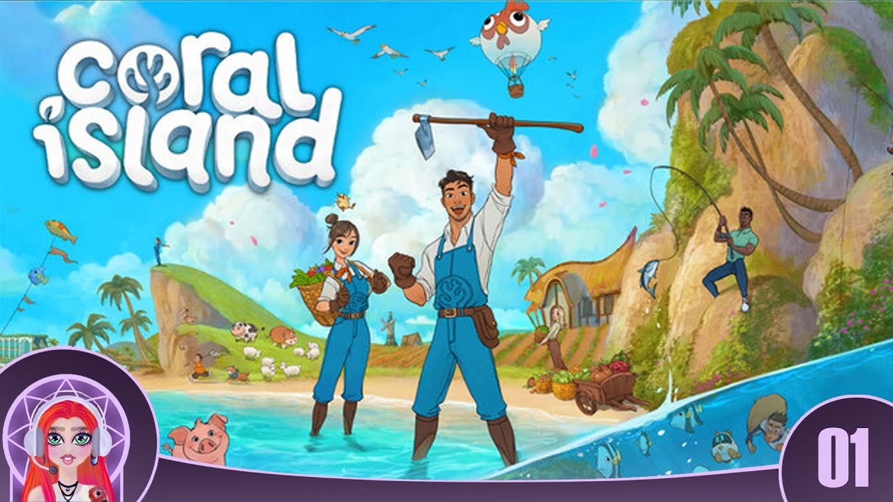#01 Coral Island - A la découverte d'un jeu cosy avec @myo_zotis