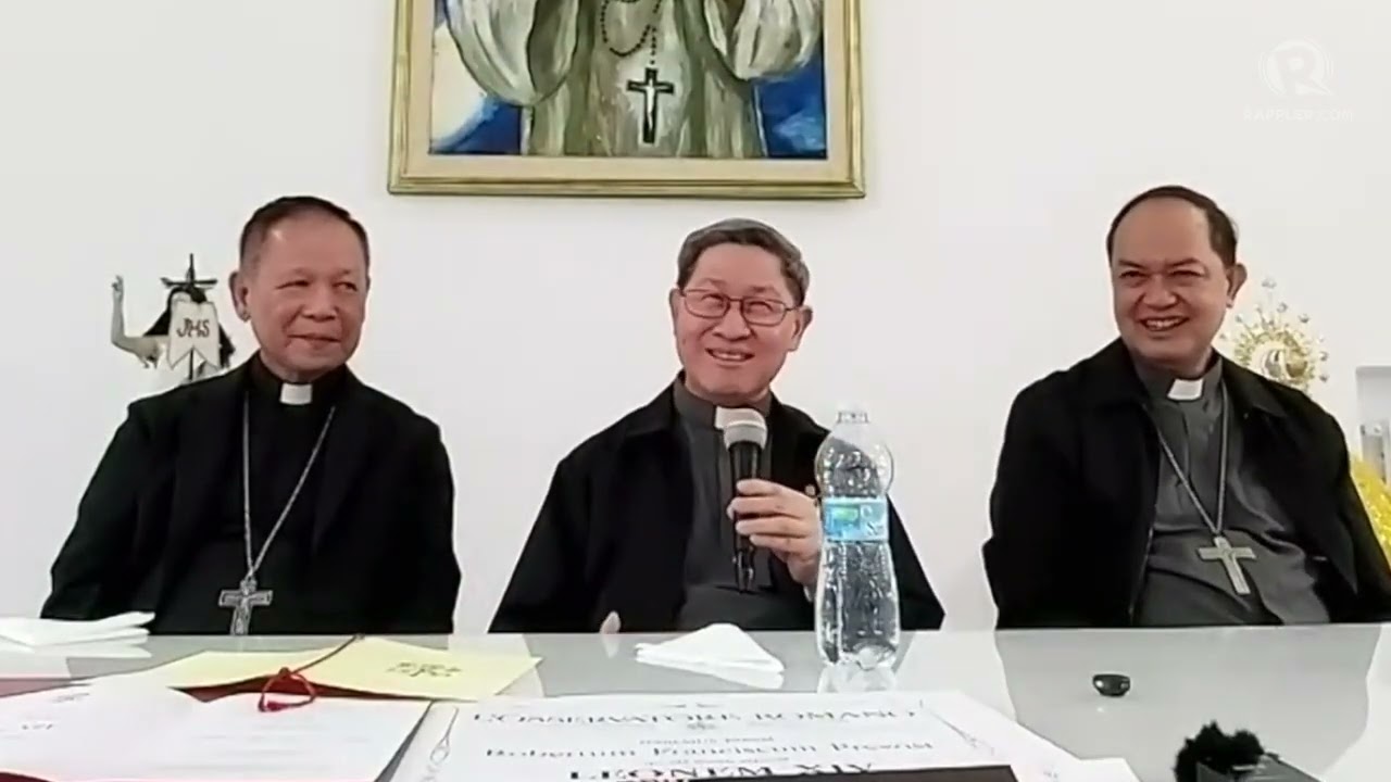 Cardinal Tagle and the candy he gave to Pope Leo XIV