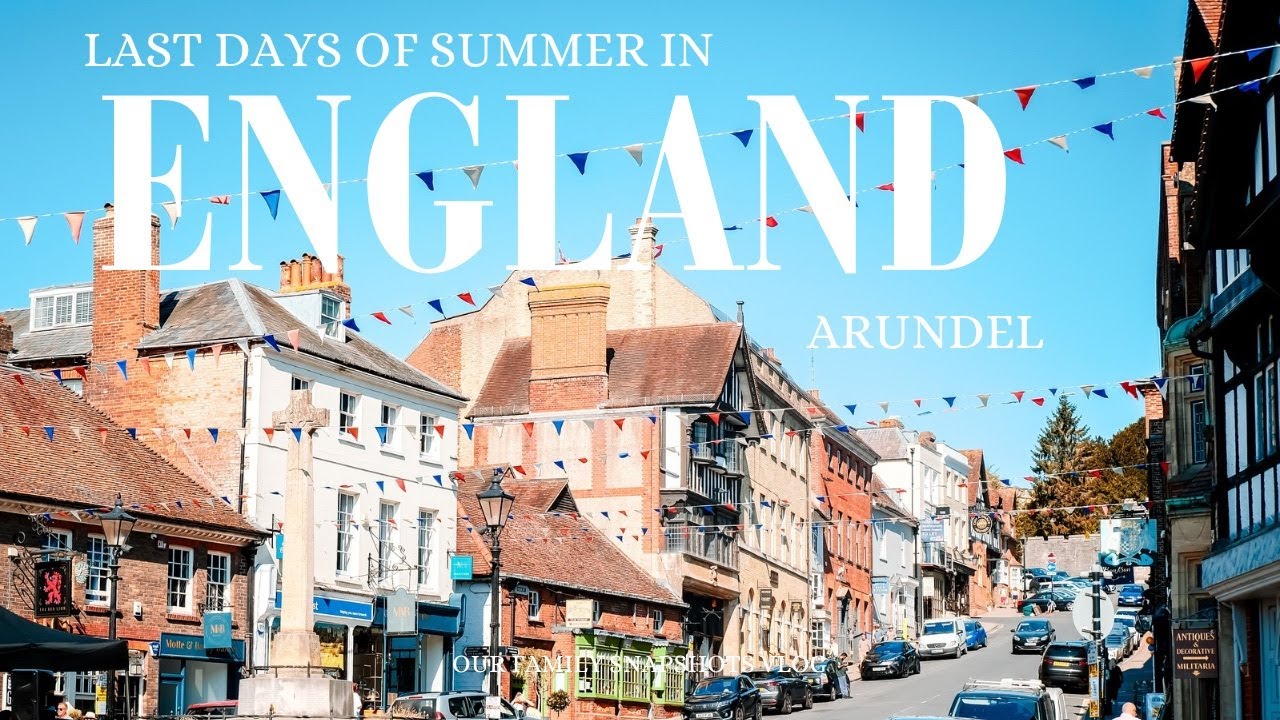 Last Days of Summer in England | Medieval Town of Arundel, vintage & antique shops | Homemade lunch