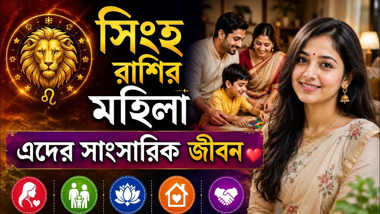 সিংহ রাশির মহিলা ও এদের সাংসারিক জীবন | singha rashi girl | leo marriage life | #সিংহরাশি