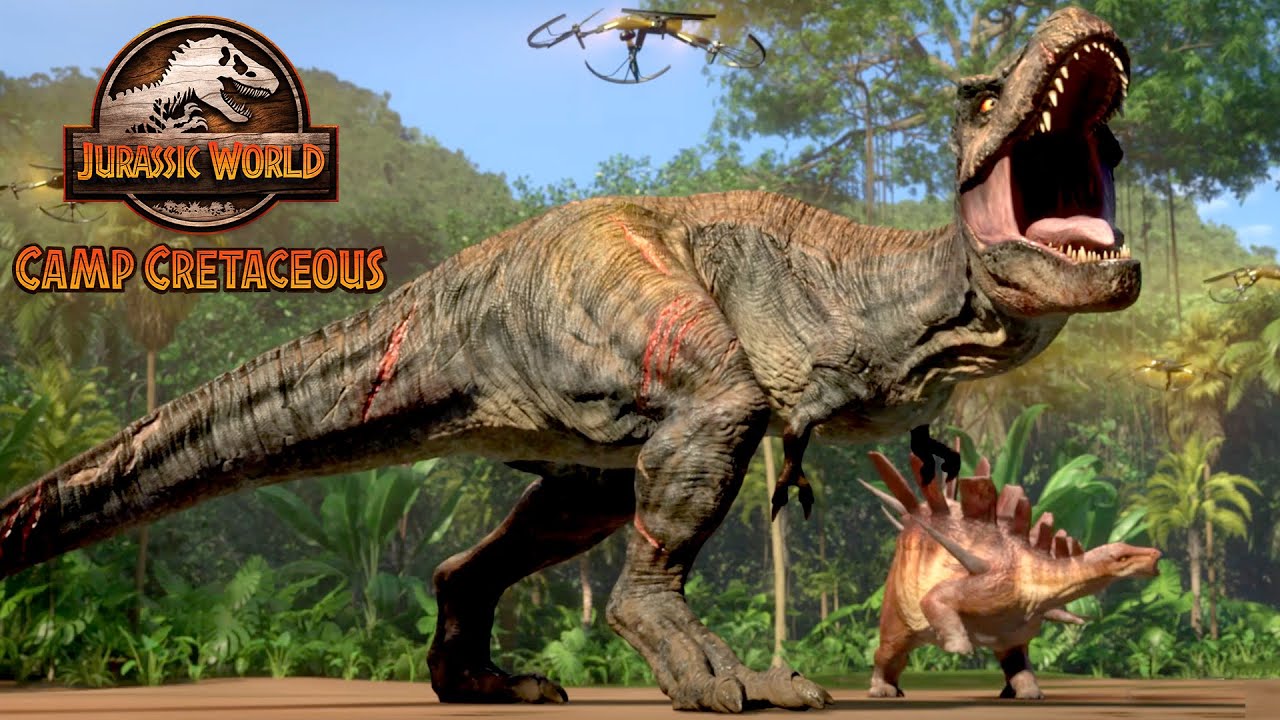 Darius Outruns a Raging Raptor | JURASSIC WORLD CAMP CRETACEOUS | Netflix