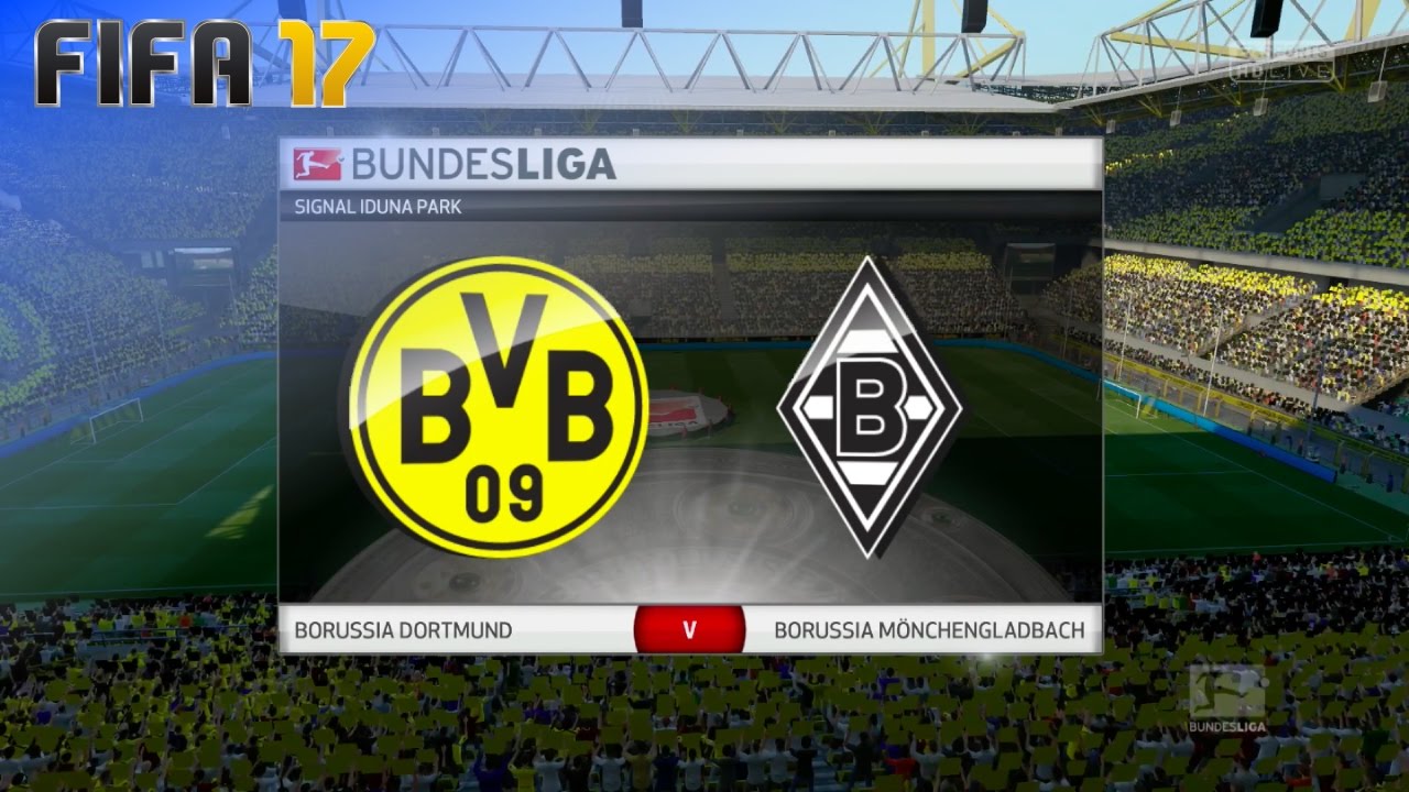FIFA 17 - Borussia Dortmund vs. Borussia Mönchengladbach @ Signal Iduna Park