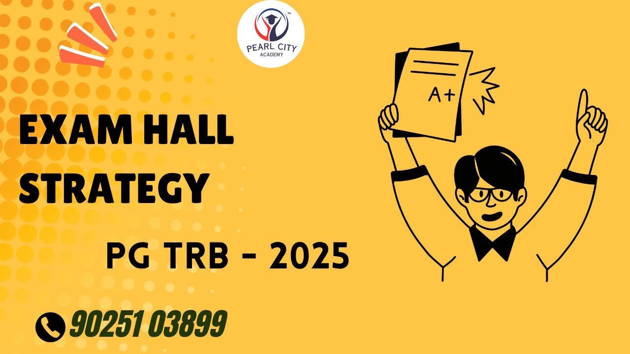 PG TRB-2025  Exam Hall Strategy—Do's and Don'ts, #PGTRBeconomics, #PGtrb2025, #PGTRBlatestnews,