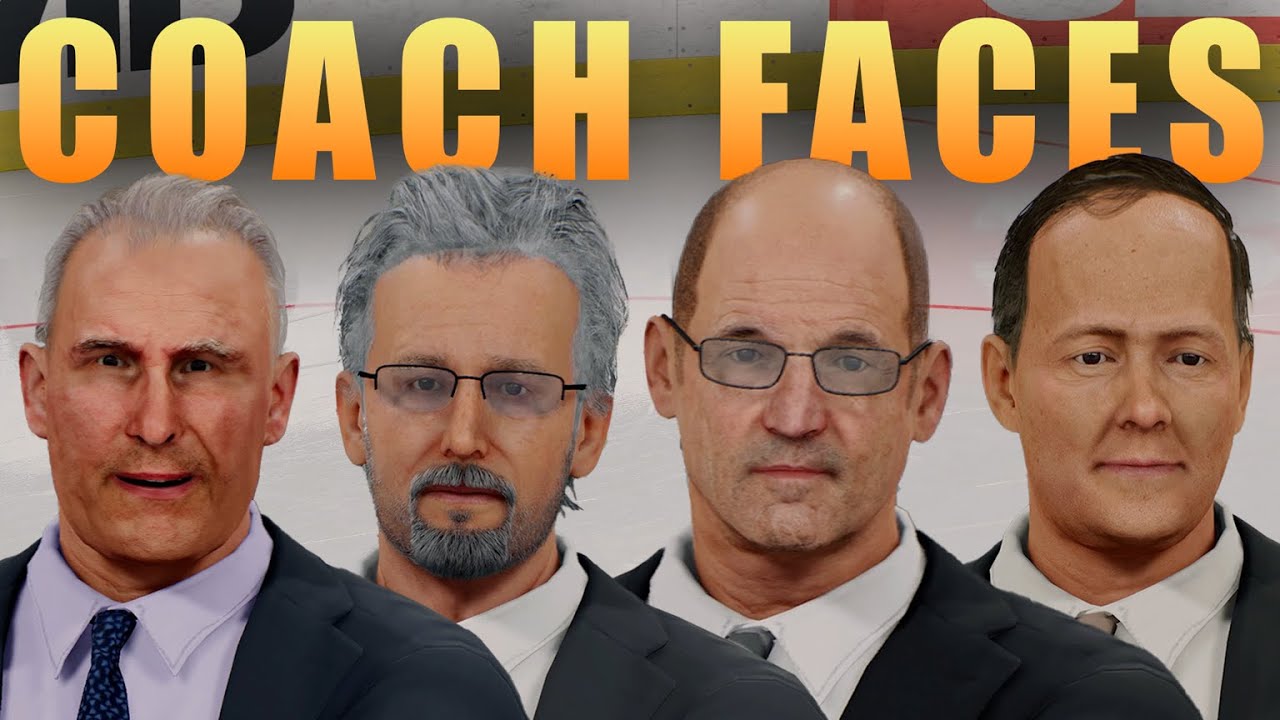ALL COACH FACES In Game - NHL 25 UPDATE