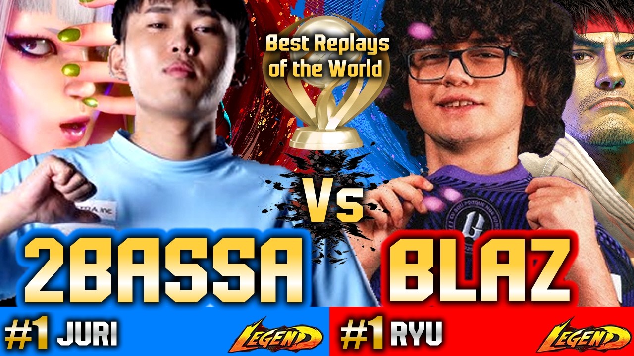 🔥 SF6 Ryu (BLAZ in JAPAN🔥vs KOSAKU, 2BASSA) Juri ▰ Street Fighter 6 Gameplay High Level