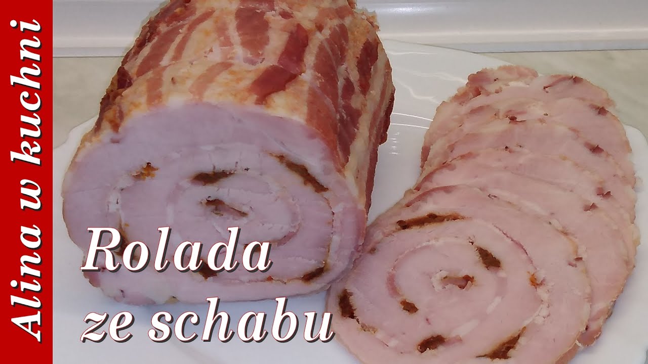 Rolada ze schabu na kanapki i  na święta - schab rolowany, domowa wędlina