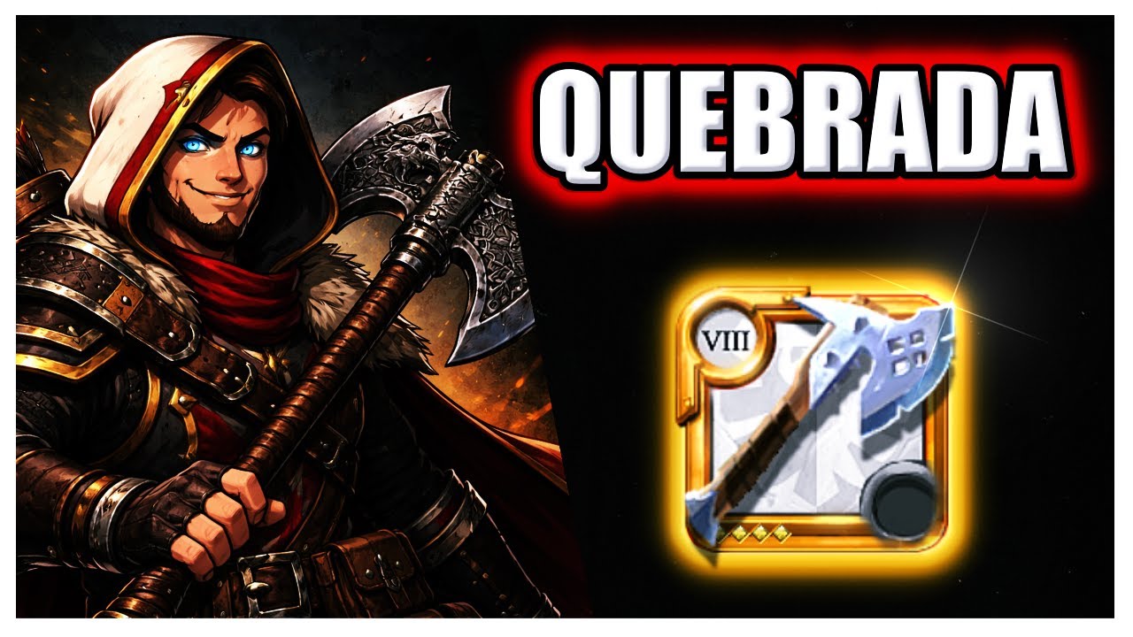 Qual a MELHOR arma pra jogar SOLO no Albion Online – Machado de Guerra (Ep 5)