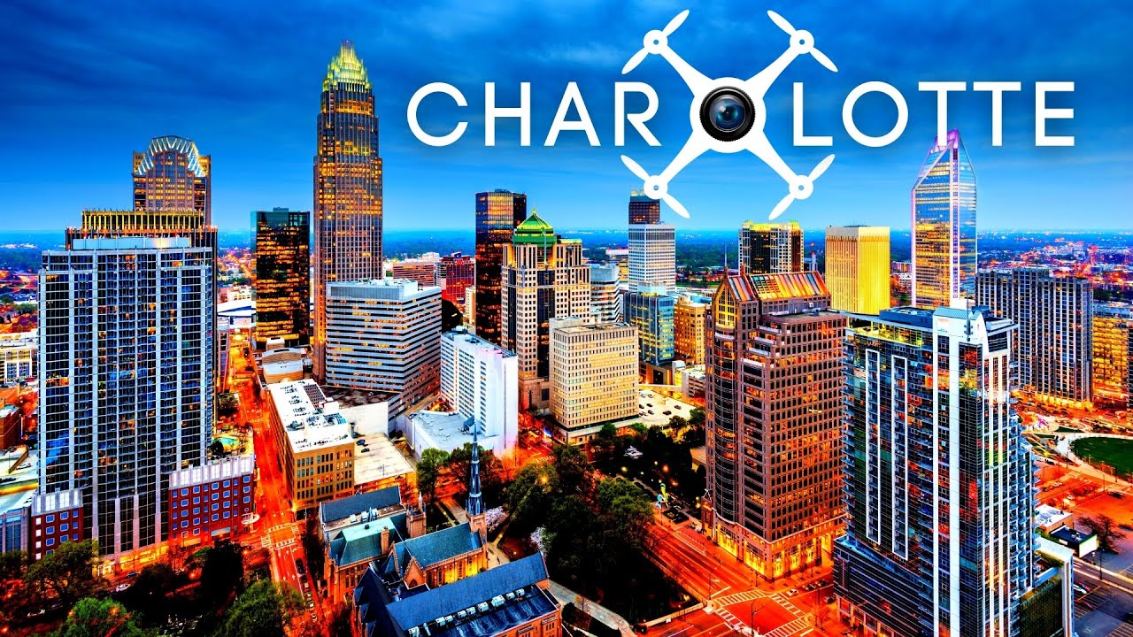 Aerial View of 𝗖𝗛𝗔𝗥𝗟𝗢𝗧𝗧𝗘 City 🇺🇸 North Carolina | Drone View | Dr Drone