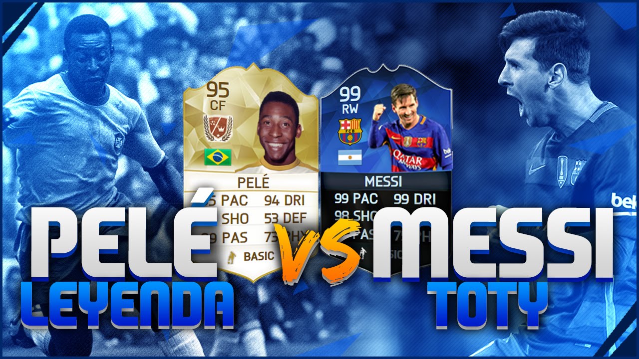 FIFA 16 | PEL&Eacute; VS MESSI TOTY | CACHO VS DJMARIIO