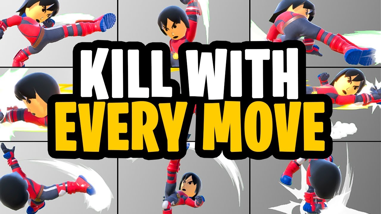 Killing with EVERY MII BRAWLER MOVE