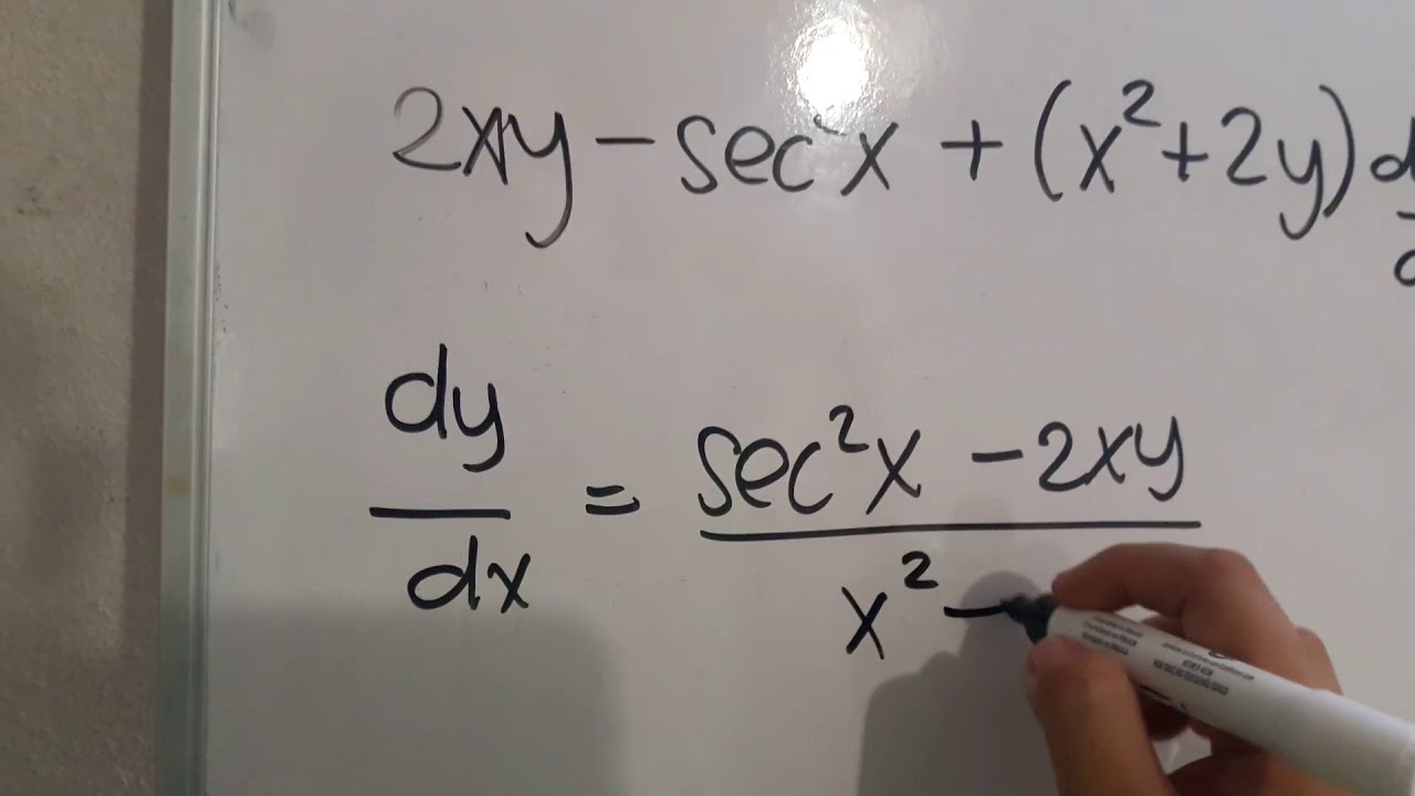 Solución Implícita - Ecuaciones Diferenciales