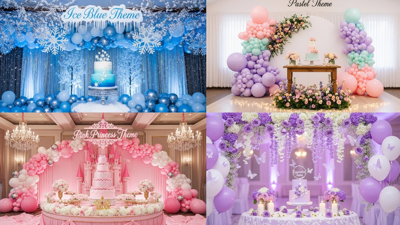 Choose and see how your next birthday will look 🎂✨ | Birthday Decoration Ideas