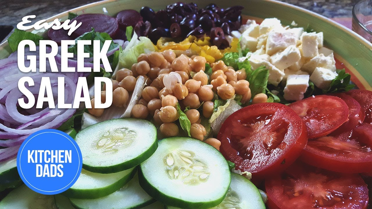 How to Make a Greek Salad Short | Kitchen Dads 1 Minute Recipes