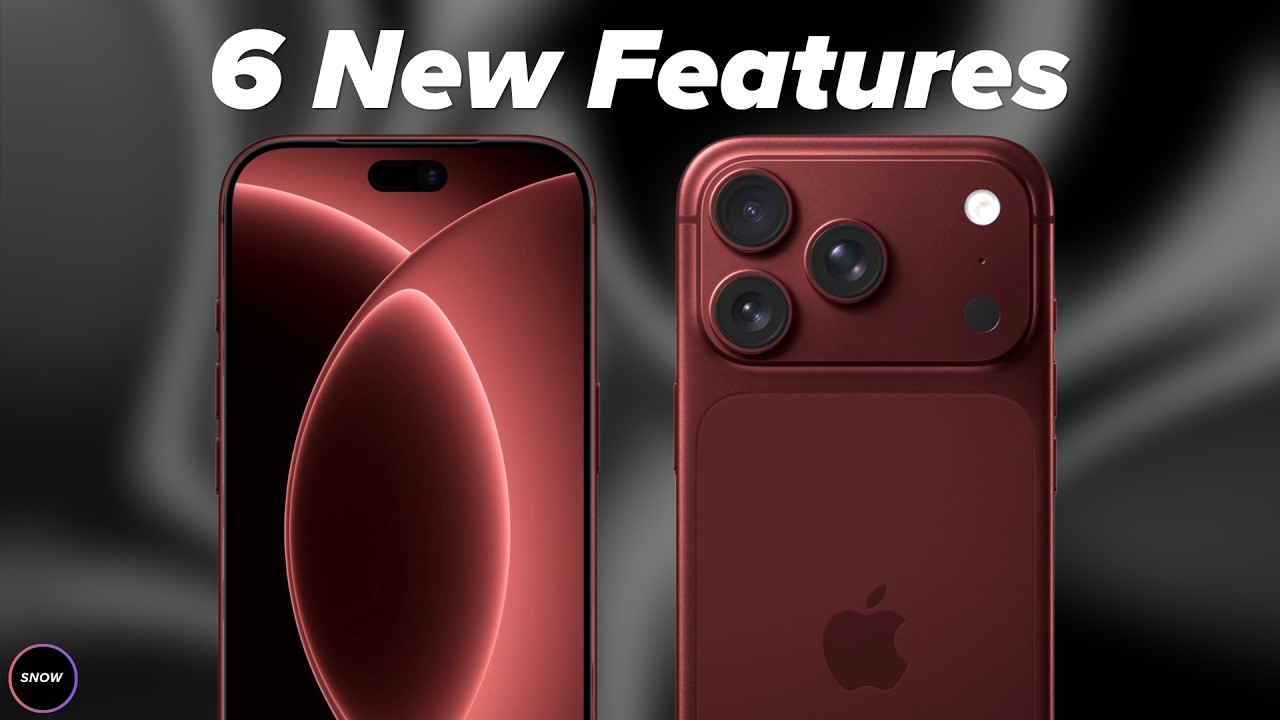 iPhone 18 Pro Max Has 6 New Features &mdash; One Changes Everything!