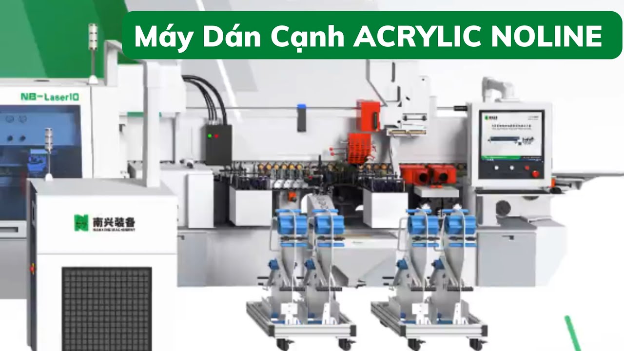 M&aacute;y D&aacute;n Cạnh Acrylic Noline NB-LASER 10 | Edge Banding Machine with LeserTech | Noline
