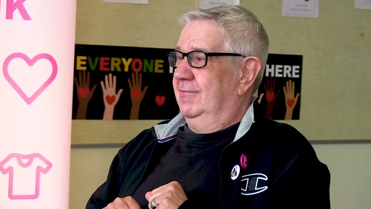 Students interview Martin Boyce, Stonewall Riot activist