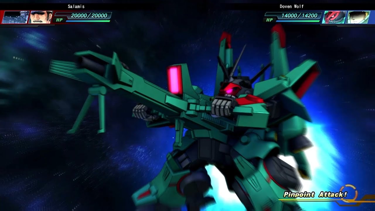 SD Gundam G Gen Genesis - AMX-014 D&ouml;ven Wolf (Neo Zeon Pilot) (0093)