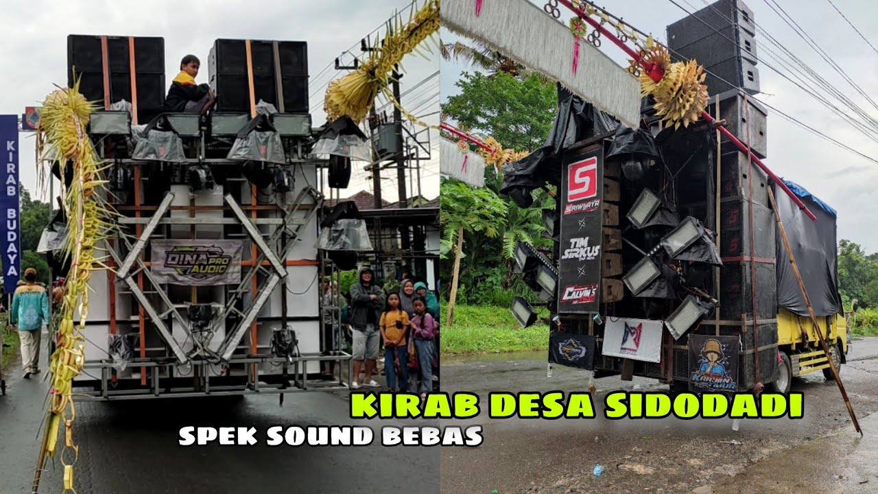 Bebas, sound system karnaval desa sidodadi jember selatan