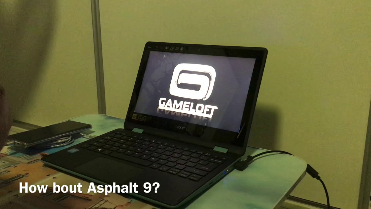 Samsung Note 10+ Samsung Dex on my old Acer Spin 1 laptop