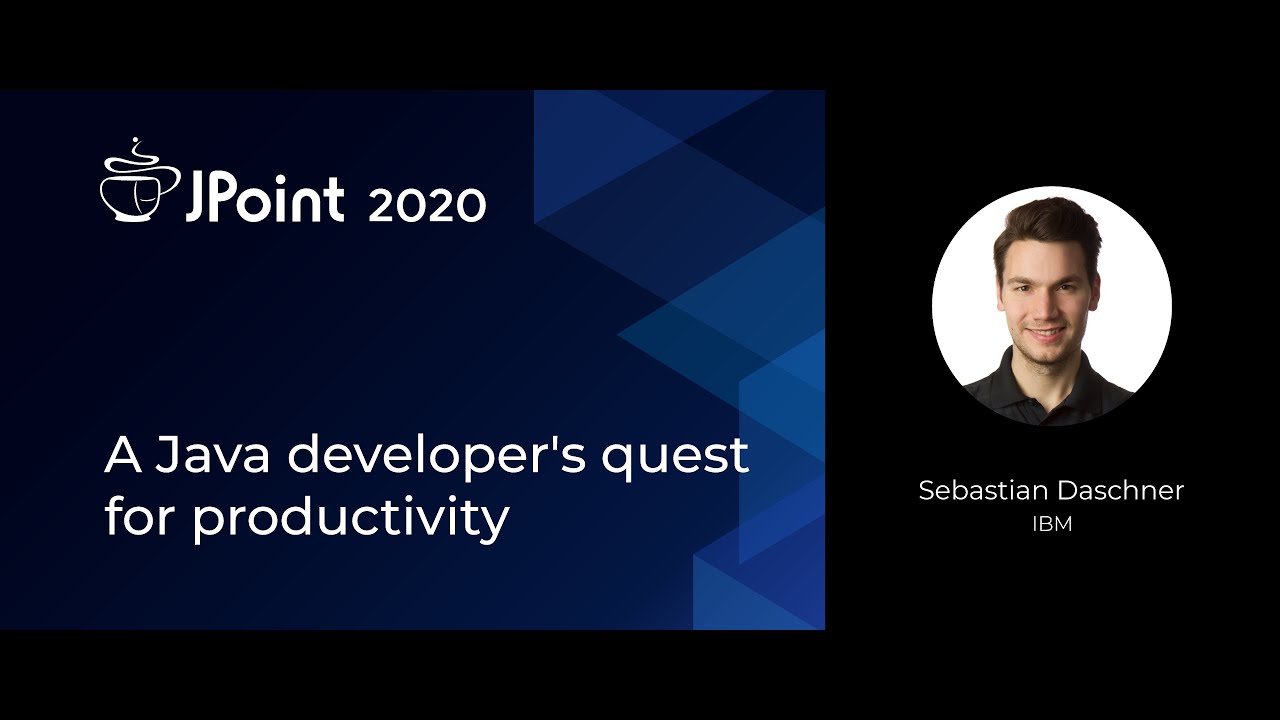 Sebastian Daschner — A Java developer's quest for productivity