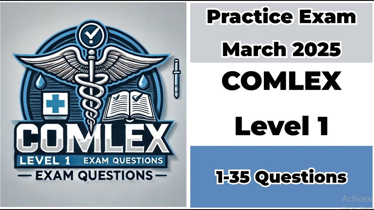 March 2025 | Q1-35 | COMLEX Level 1 | Comprehensive Osteopathic Medical Licensing Examination