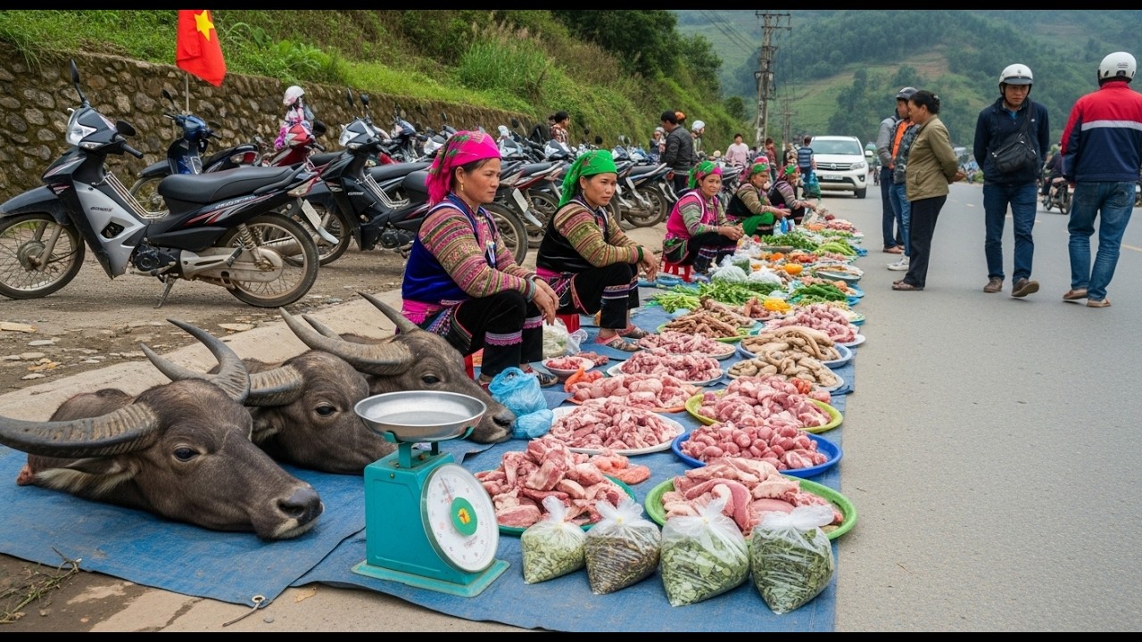 Discover the oldest traditional brown market in Vietnam.