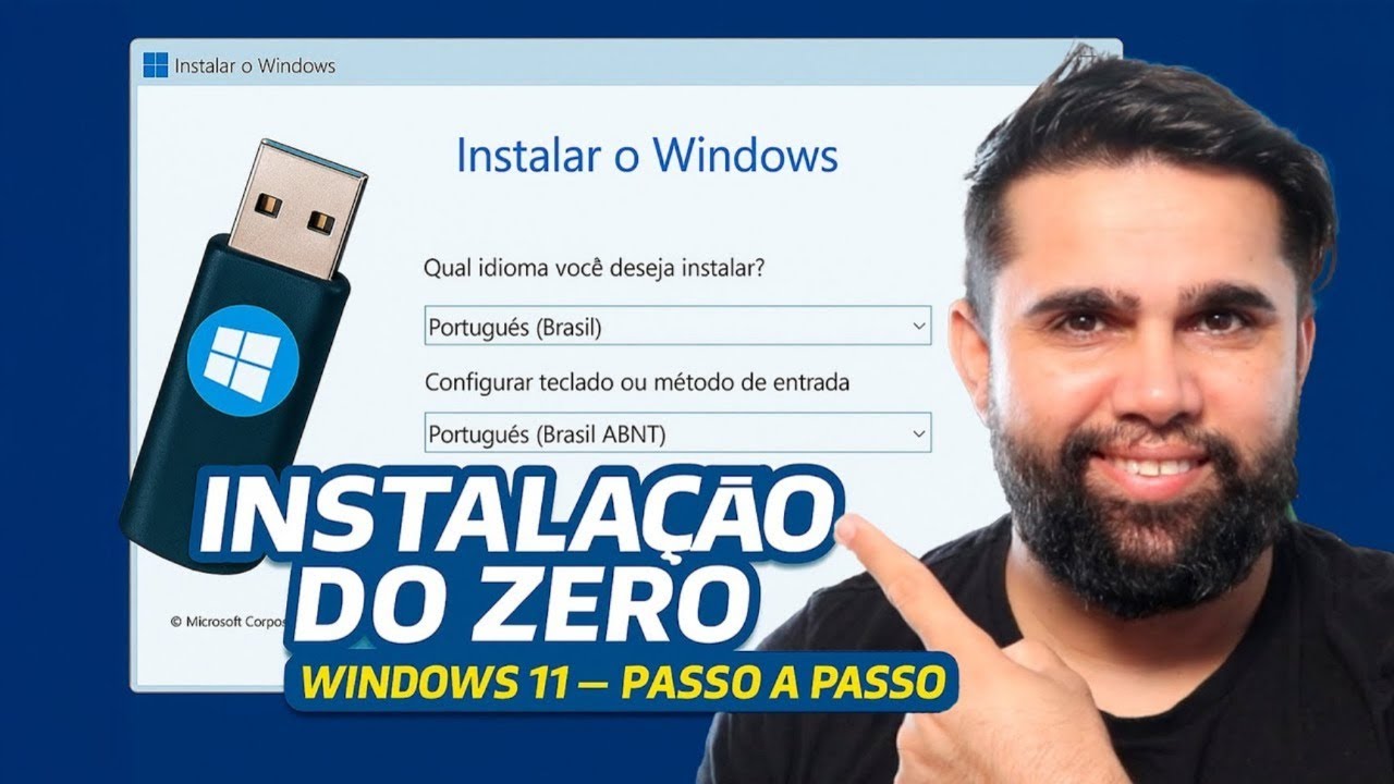 Tutorial Completo: Como Formatar o PC e Instalar o Windows 11 com Pendrive (Atualizado 2025)