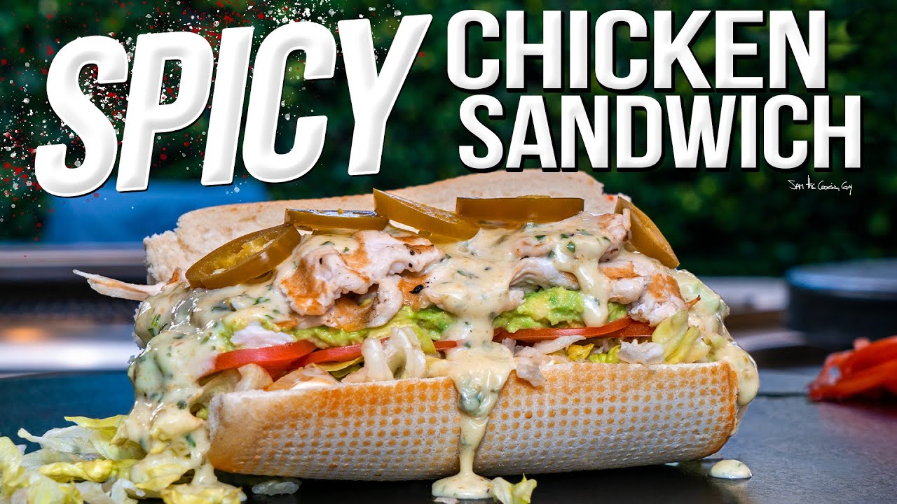 THE BEST SPICY CHICKEN SANDWICH | SAM THE COOKING GUY 4K