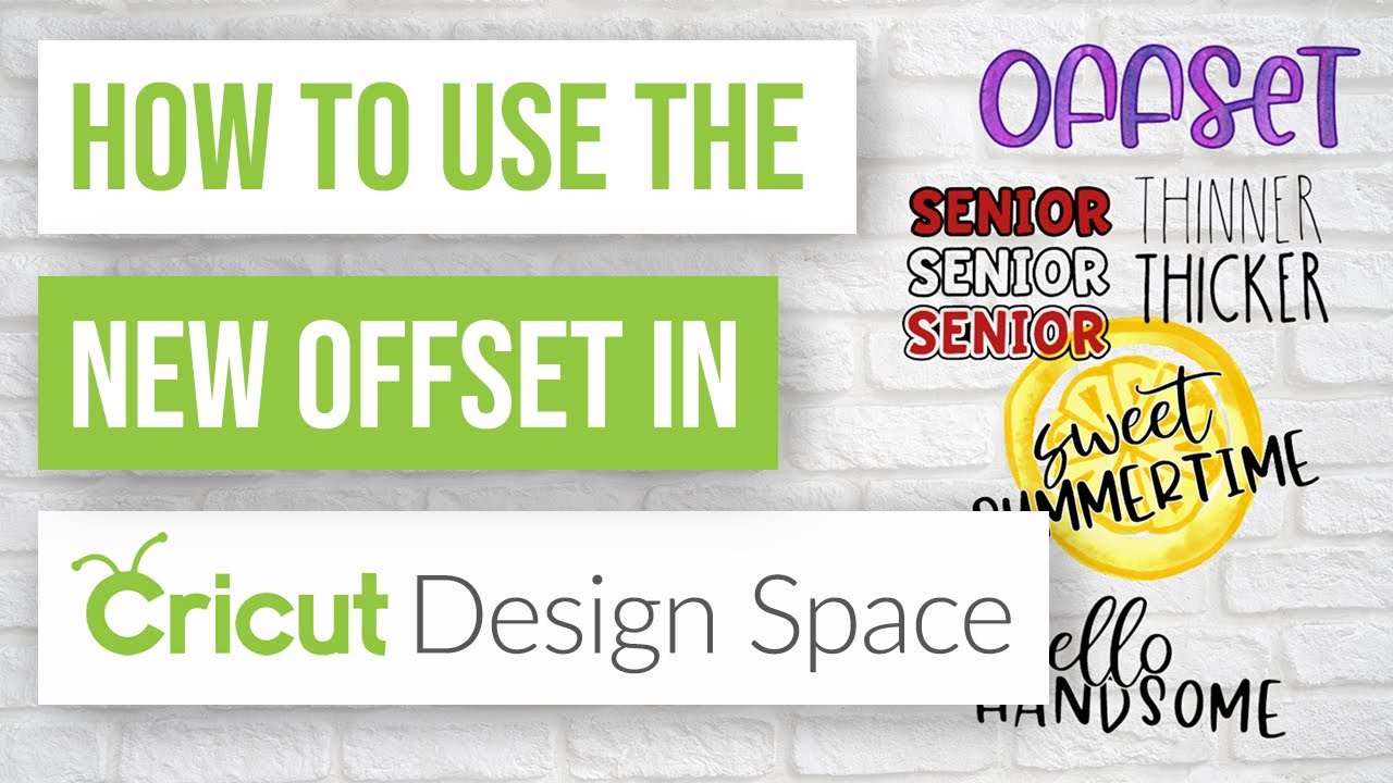 ❤️ How to Use the NEW Offset in Cricut Design Space