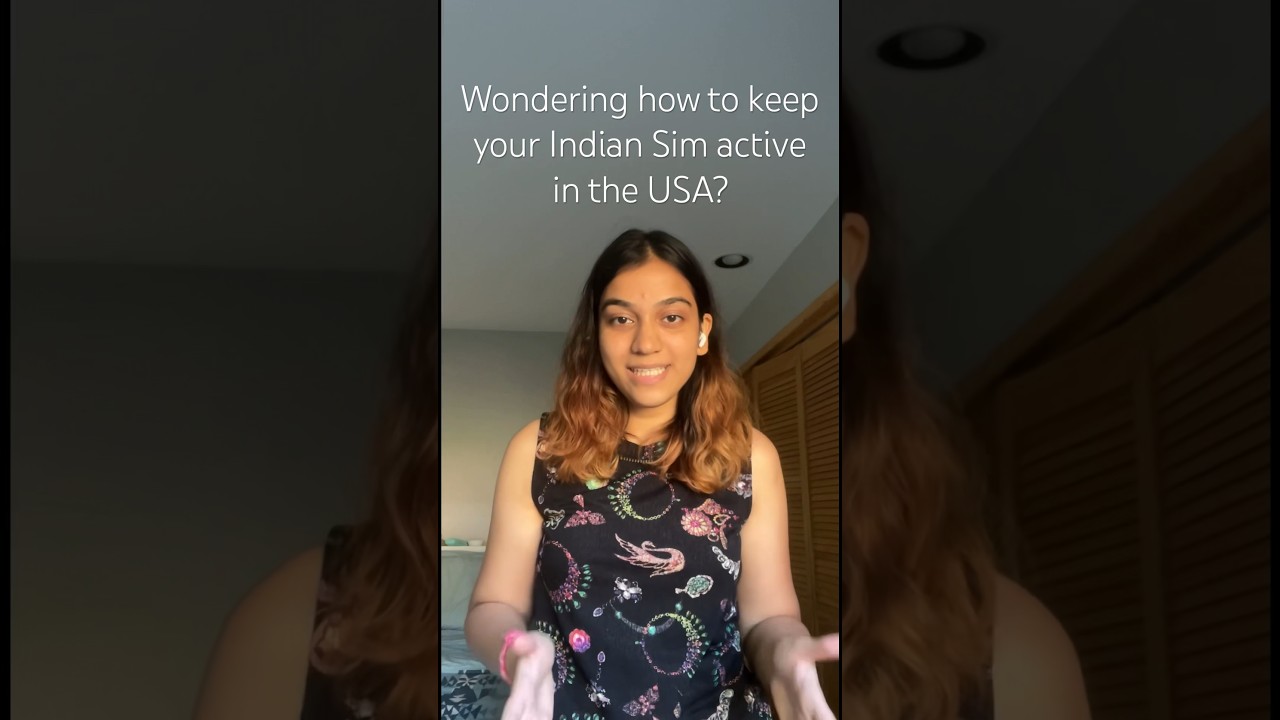 How to keep Indian Sim active in the USA? How to keep Jio sim active in USA? #mastersinusa