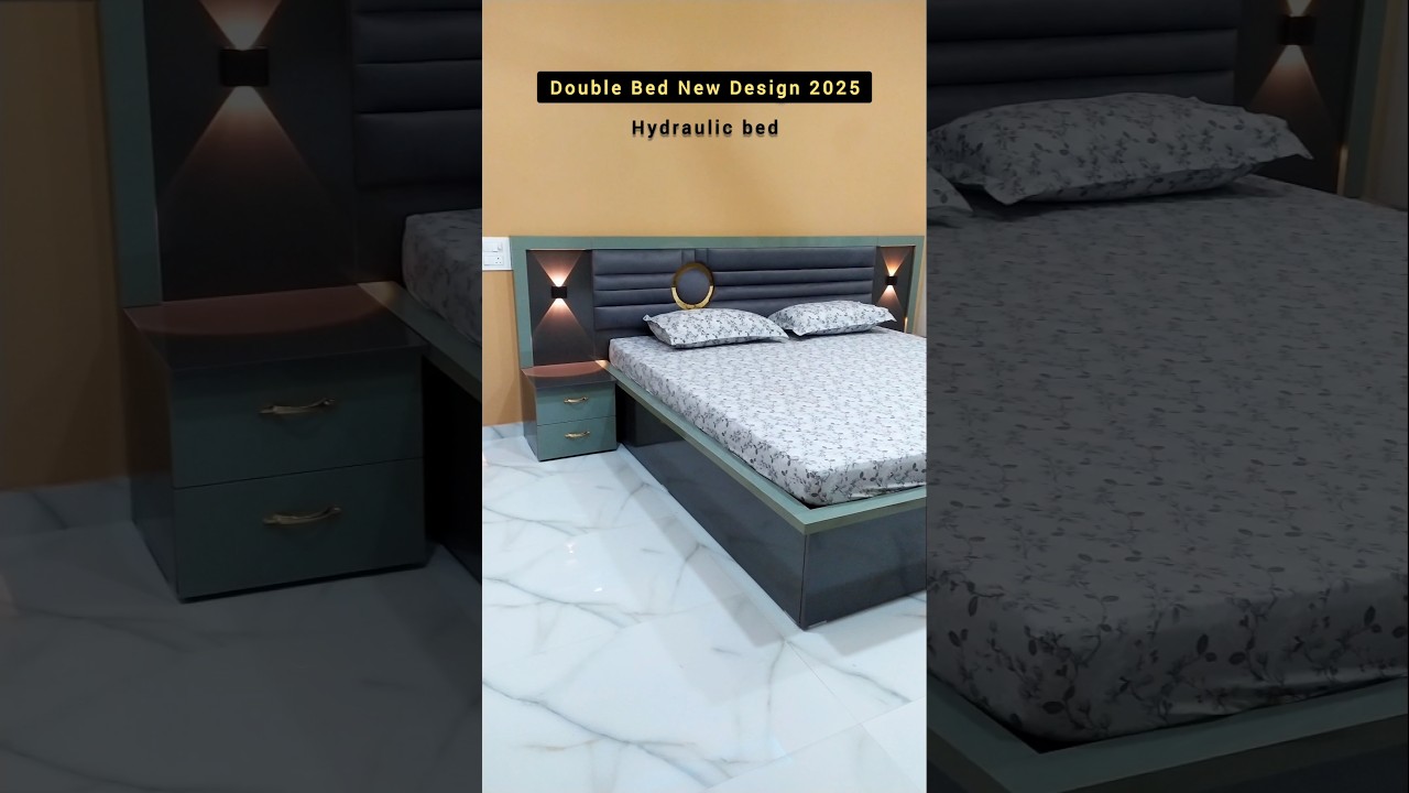 double bed new design 2025