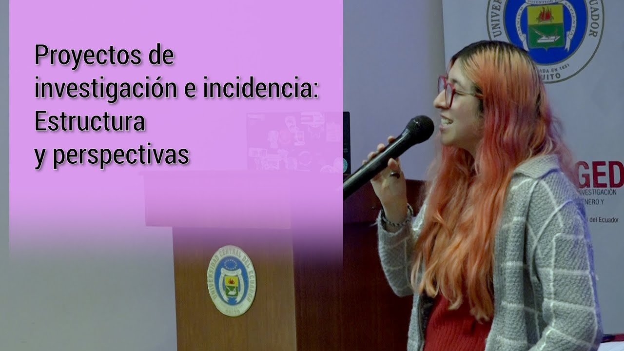 Proyectos de investigación e incidencia: Estructura y perspectivas