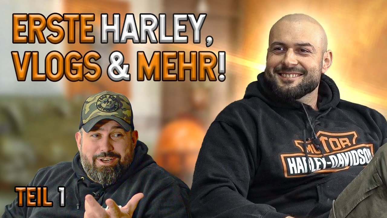 🏍 @Tourensohn über SEINE ERSTE HARLEY, VLOGS & mehr! 🧐🔥 [Teil 1] - Interview | Rock da Bike