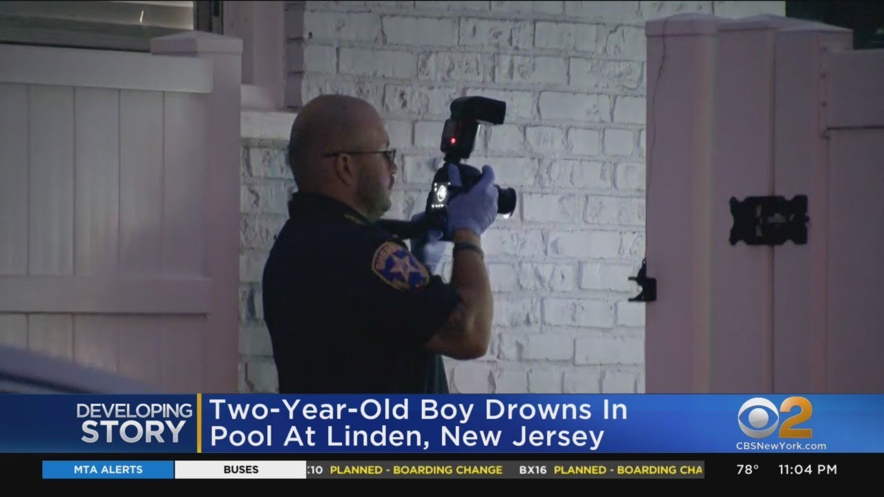 2-year-old boy drowns in pool at Linden, N.J. home