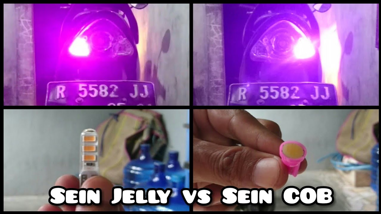 Tes Lampu Sein Led Satria Fu || Lampu Led Jelly vs Led Cob