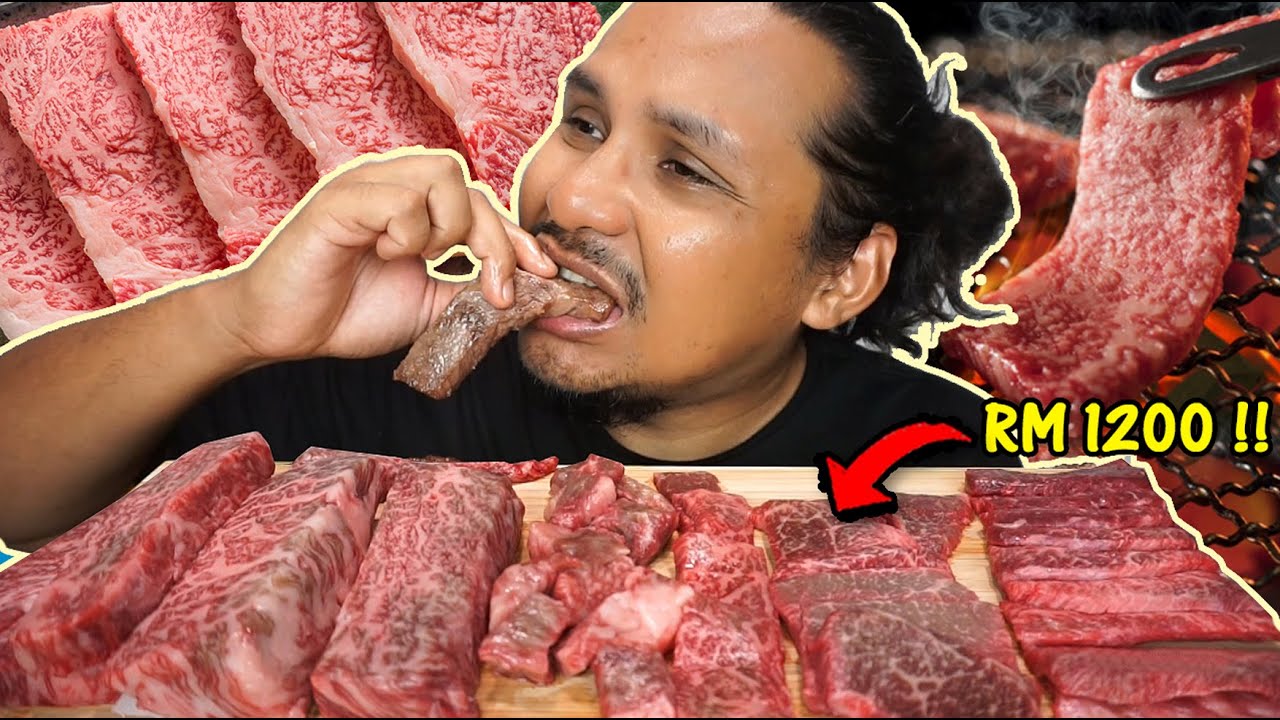 Daging termahal didunia (mukbang malaysia) JAPANESE WAGYU A5