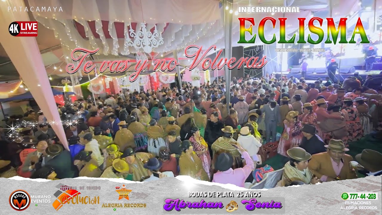 ECLISMA TE VAS Y NO VOLVERAS  //  EN VIVO