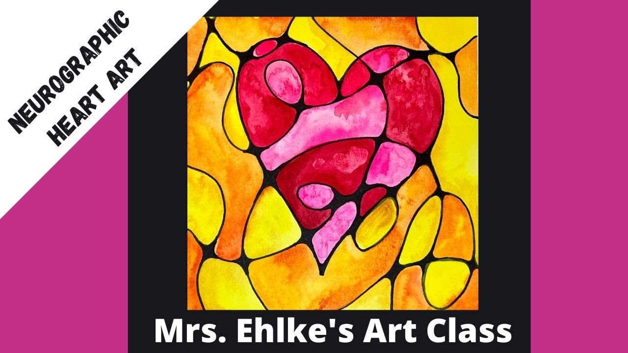 Neurographic Heart Art