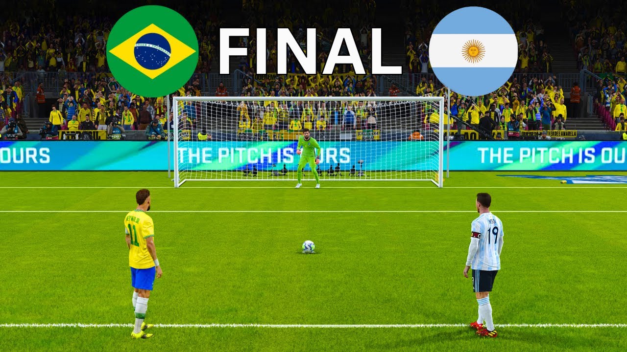 Brazil vs Argentina \ Messi vs Ronaldo \ Neymar vs Mbappe \ Penalty Shootout \ FINAL