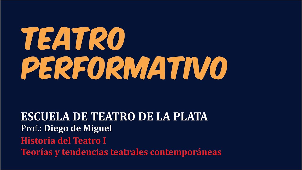 Teatro performativo