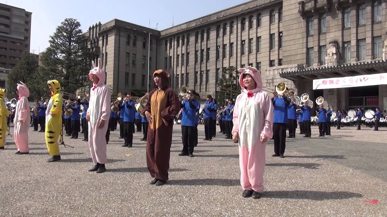 甲西高校 2015京都さくらパレード