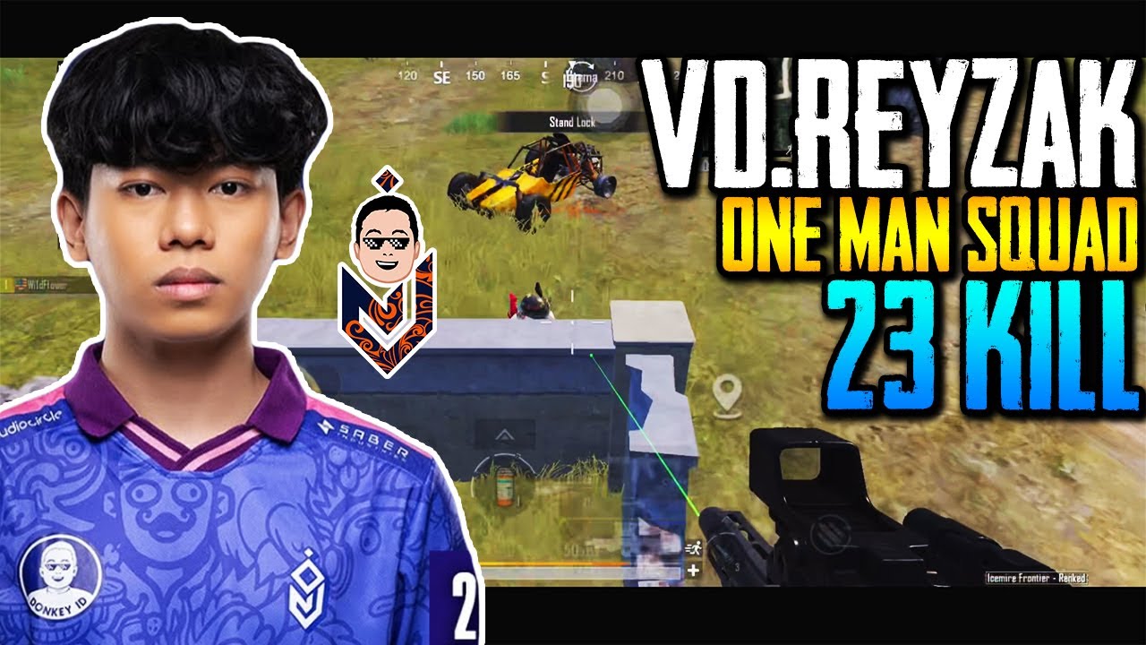 PUBG Mobile indonesia : VD.Reyzak one man squad 23 killl!!!!!