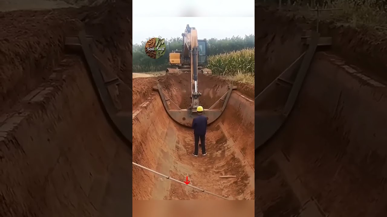 Canal Excavation  AMAZING Tools That Boost Efficiency! 🤯