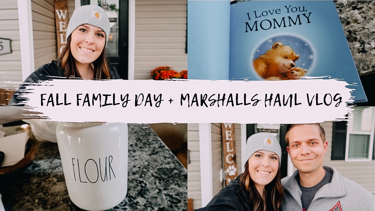 FUN FALL FAMILY DAY + MARSHALLS HAUL VLOG